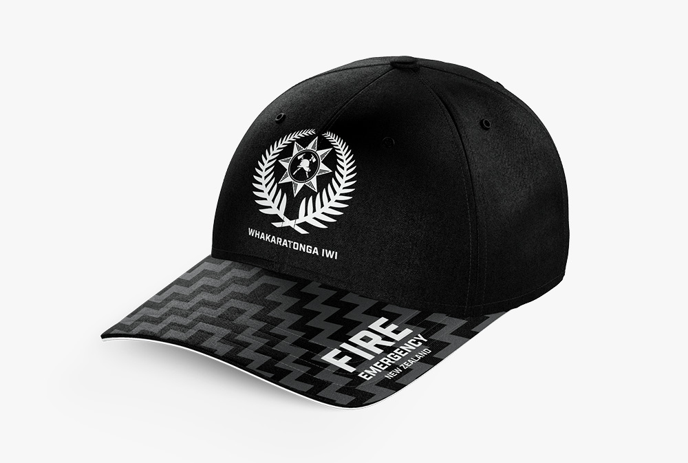 Fire and Emergency NZ uniform baseball hat render