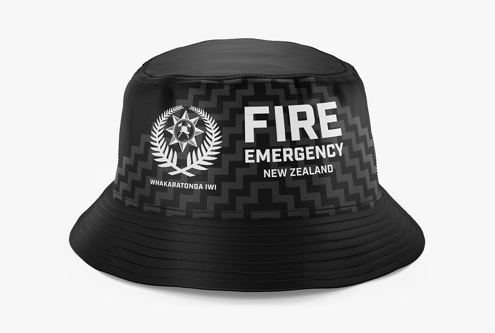 Fire and Emergency NZ uniform bucket hat render