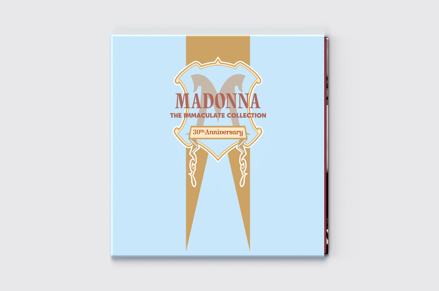 Madonna "The Immaculate Collection" box set design, 2LP vinyl sleeve cover