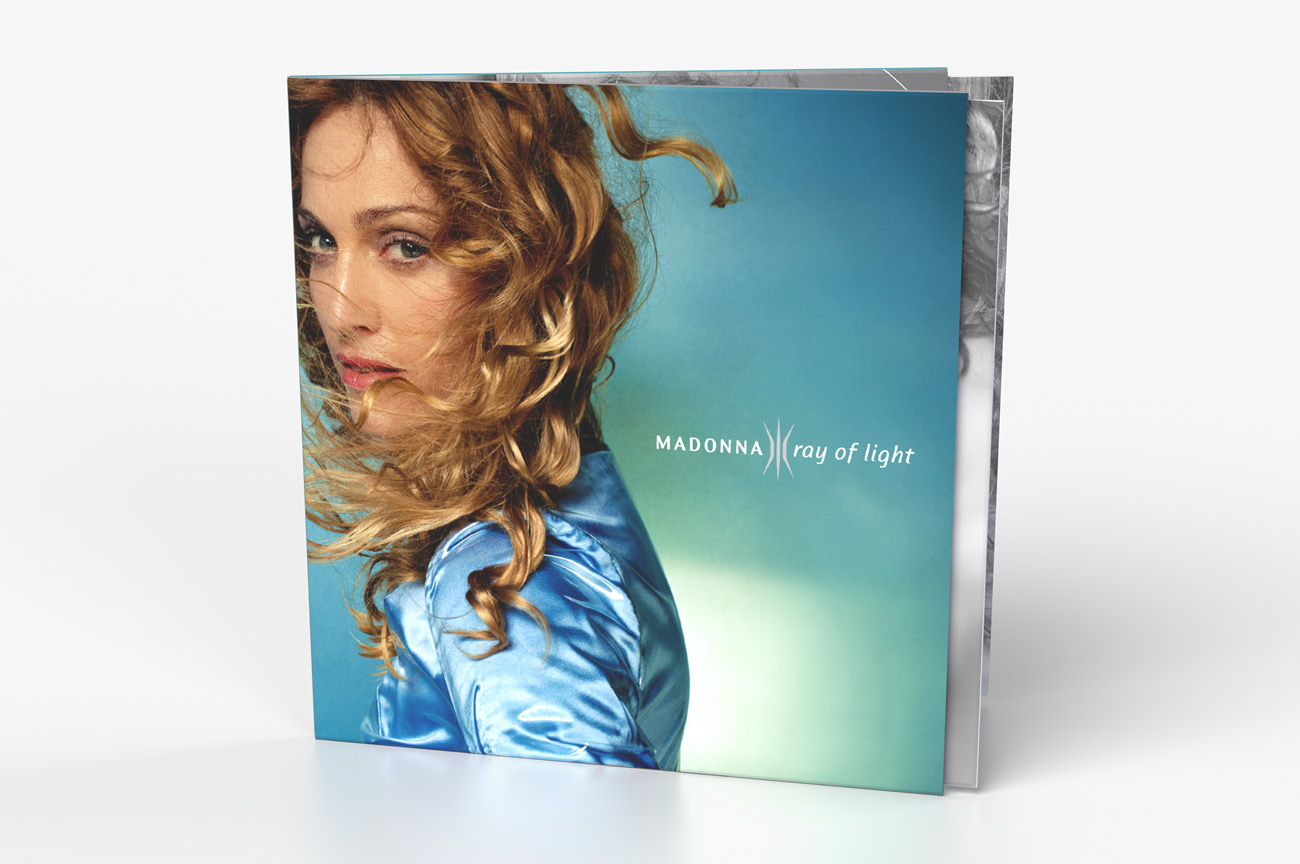 My redesigned Madonna "Ray of Light" album cover in a new vinyl edition design, front cover