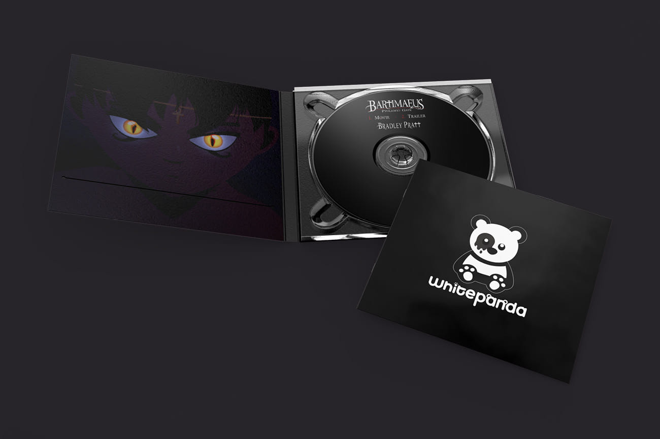 The opened digipak revealing a booklet and DVD