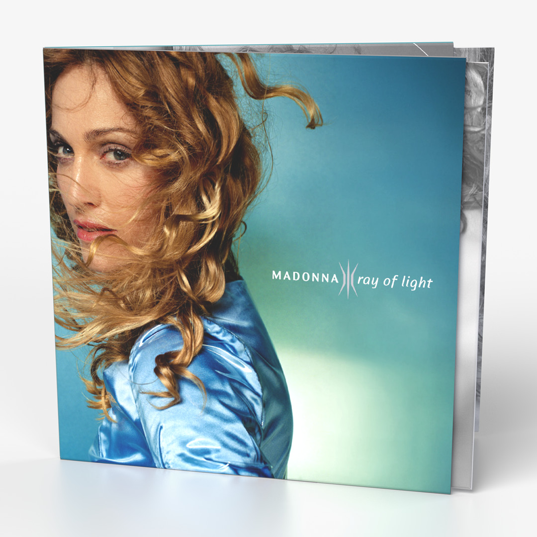 My redesigned Madonna "Ray of Light" album cover in a new vinyl edition design, front cover