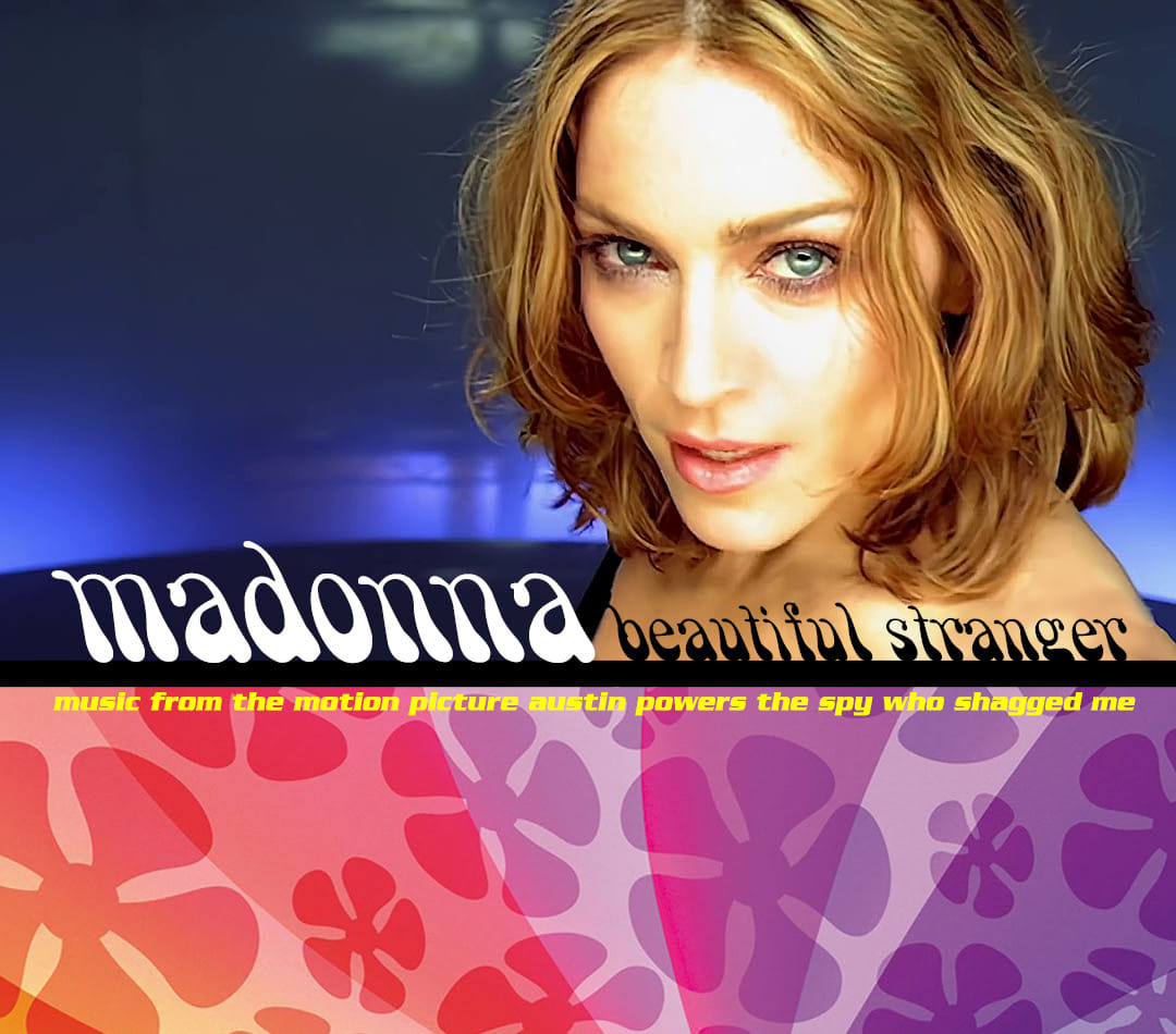 My redesigned and re-created series of Madonna's "Beautiful Stranger" single cover.