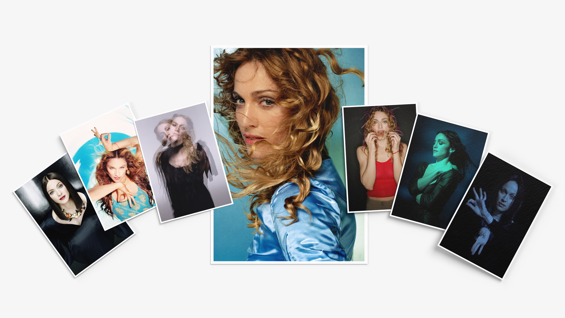 Lithographs of Madonna photos taken during the "Ray of Light" album era.