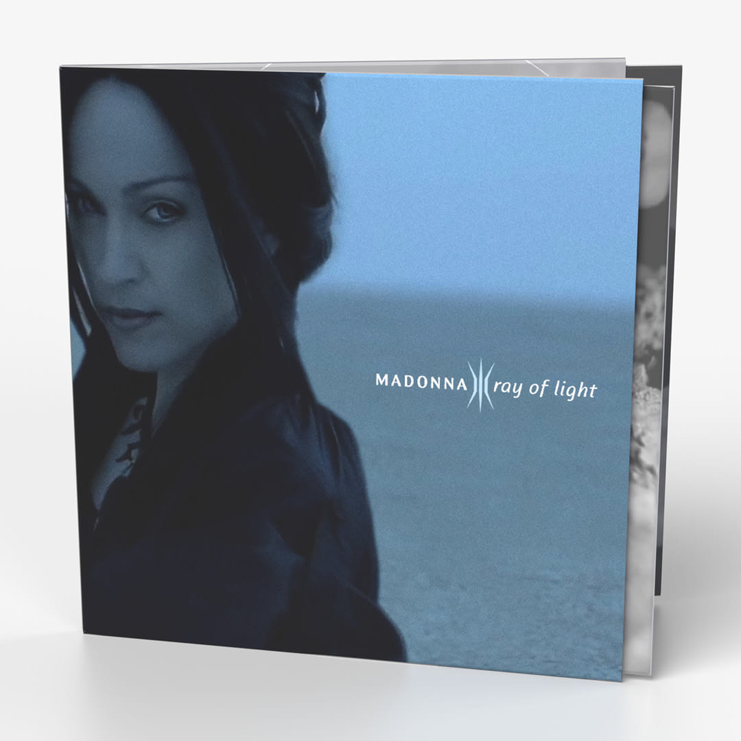 My redesigned Madonna "Ray of Light" album cover in a new vinyl edition design based on the "Frozen" music video, front cover