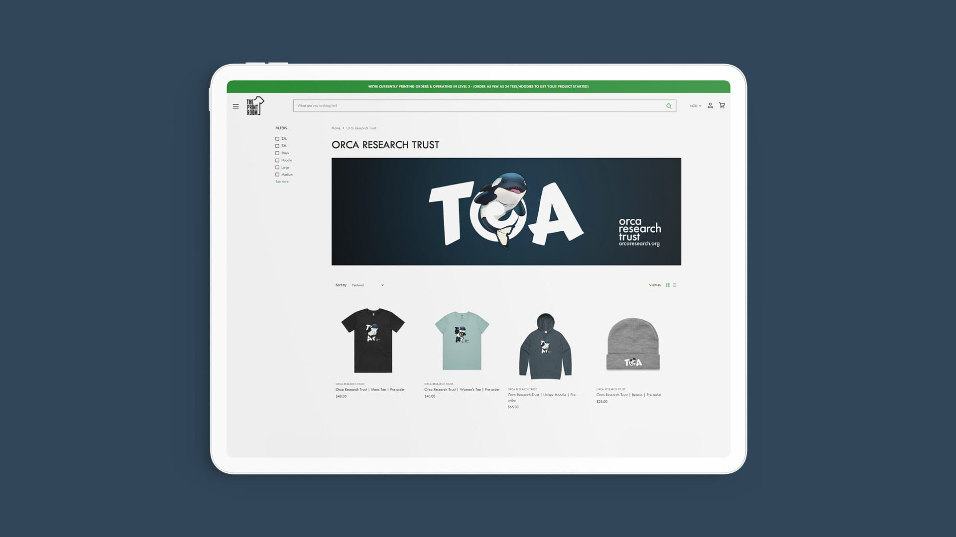 Toa illustration drawing design on merchandise