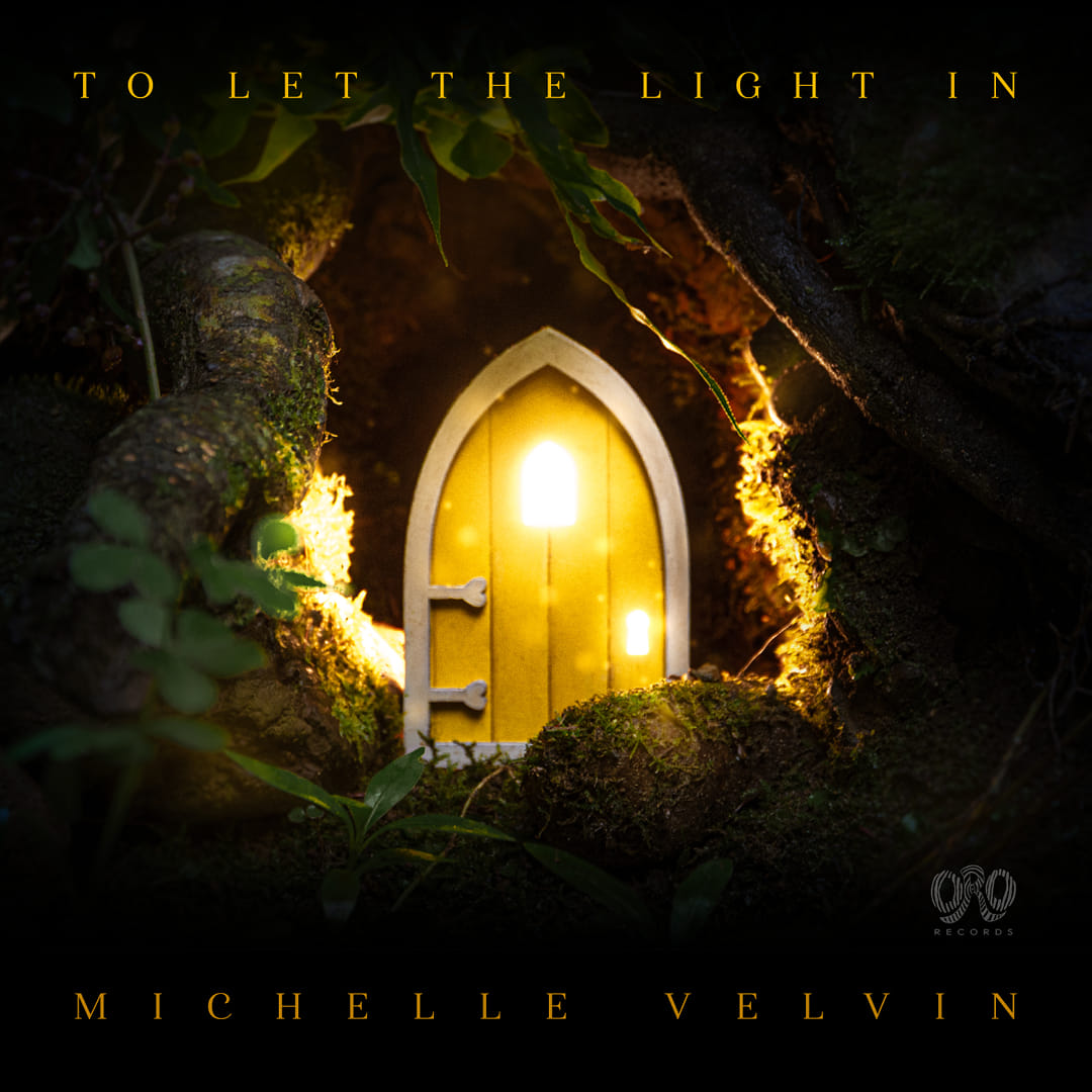Final album cover design and photography for Michelle Velvin: "To Let the Light In"